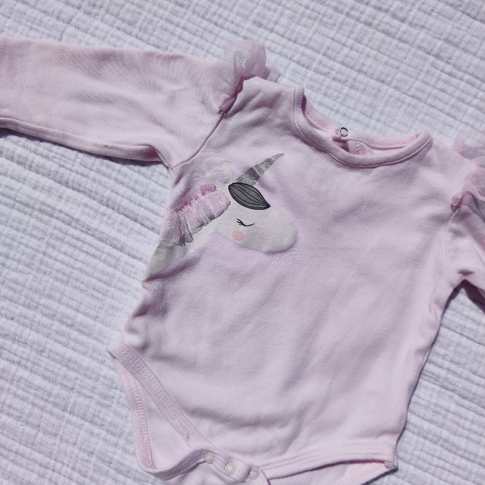 KYLE&DEENA Pink Cotton Unicorn Ballerina Body